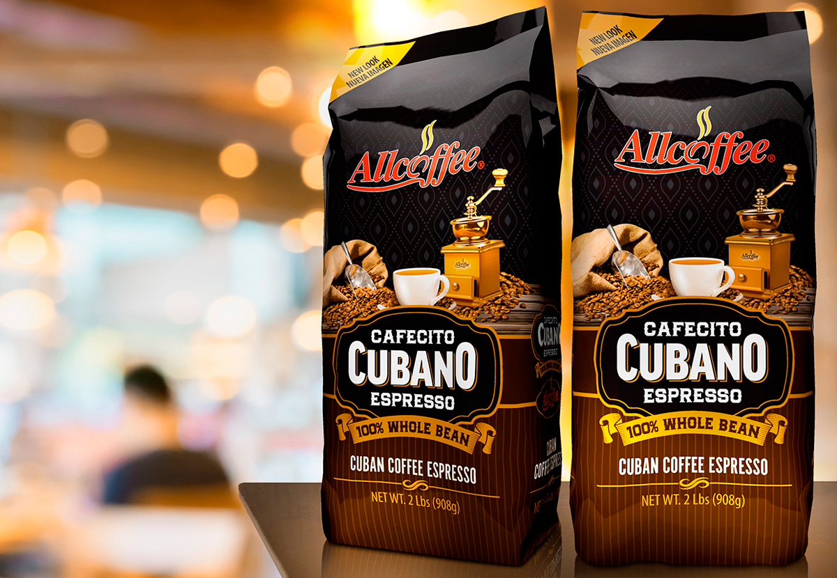 Allcoffee Cafecito Cubano Packaging design
