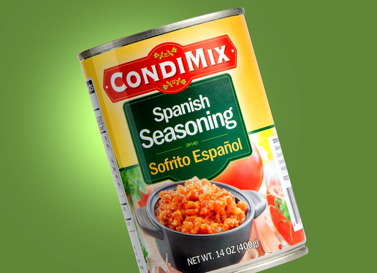 condimix Spanish Seasoning label design